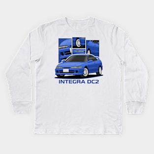 Integra DC2 JDM Kids Long Sleeve T-Shirt